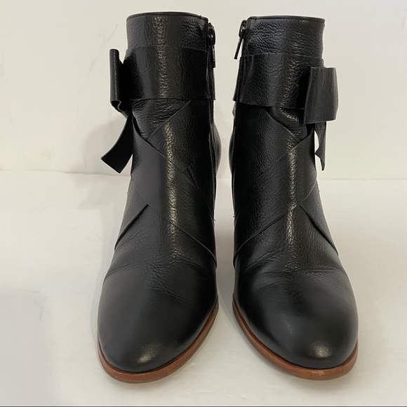 kate Spade New York Tracee Leather Bow Bootie - Picture 3 of 11